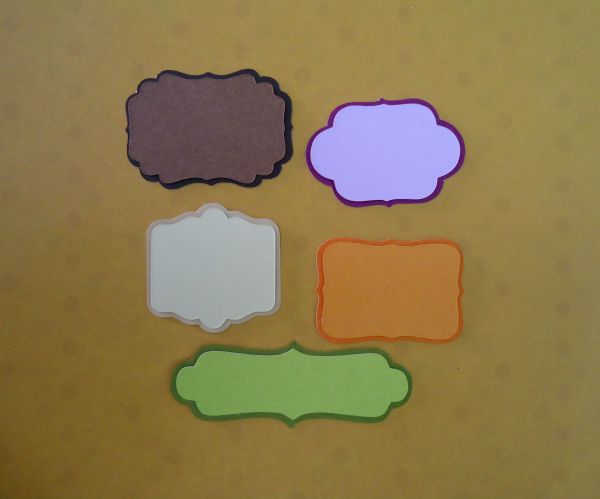 Recorte /aplique Em Scrap Tags Outono