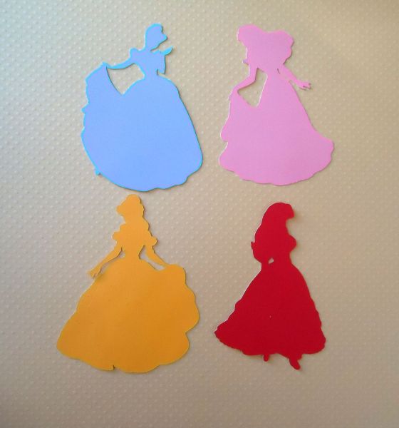 Recorte/ Aplique Scrap Pricesas Disney